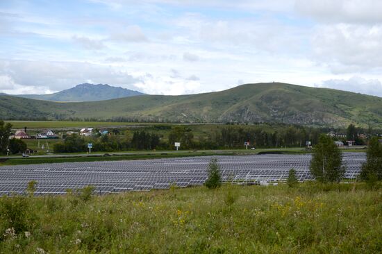 Maima Solar Power Plant in Altai Republic
