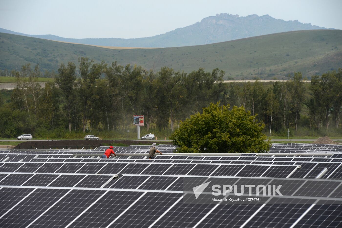 Maima Solar Power Plant in Altai Republic