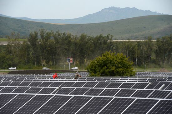 Maima Solar Power Plant in Altai Republic
