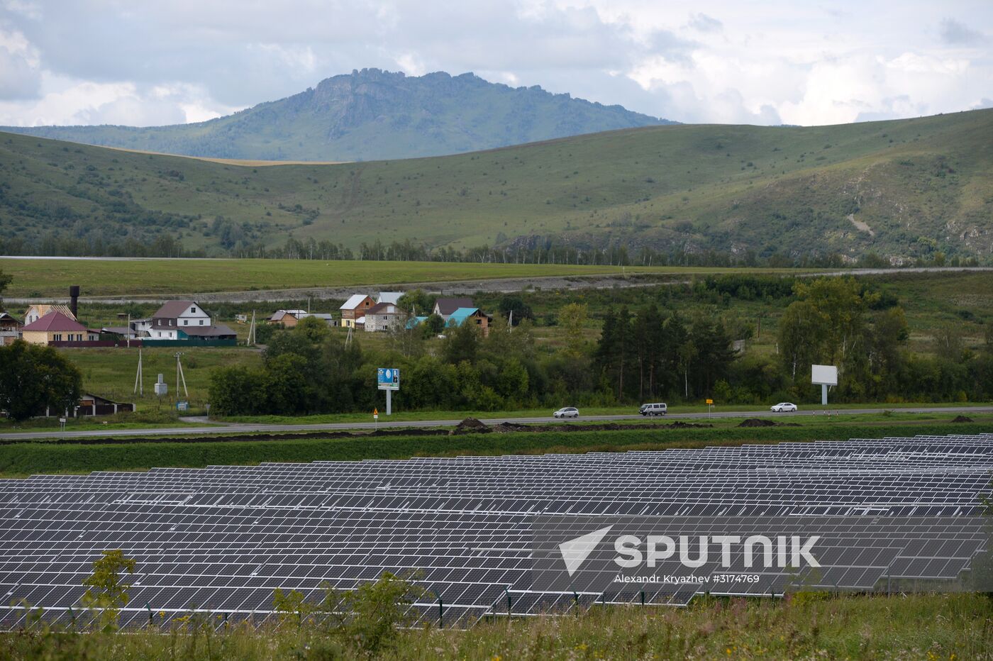 Maima Solar Power Plant in Altai Republic