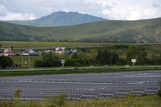 Maima Solar Power Plant in Altai Republic