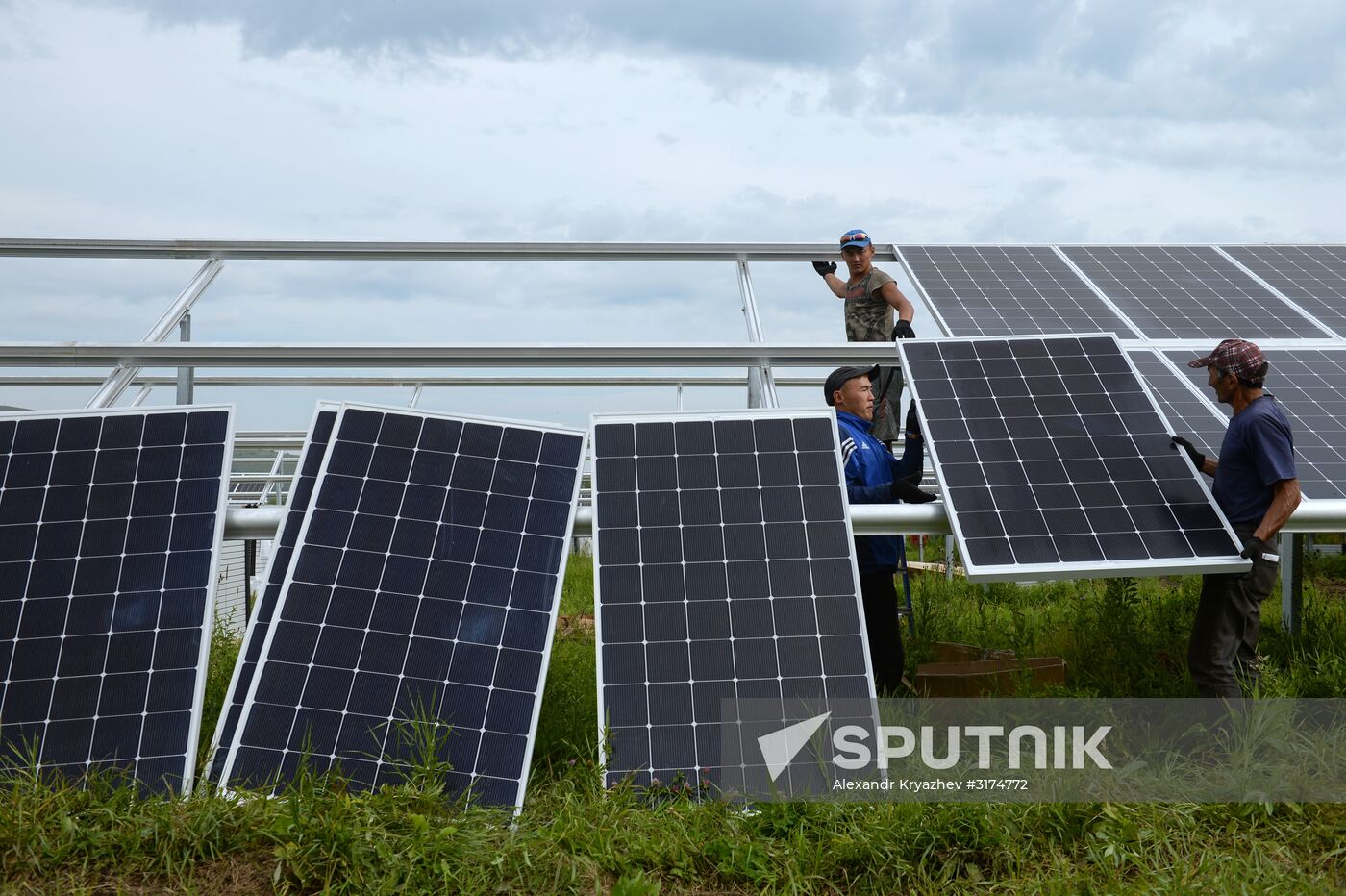 Maima Solar Power Plant in Altai Republic