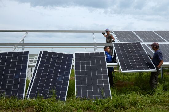 Maima Solar Power Plant in Altai Republic