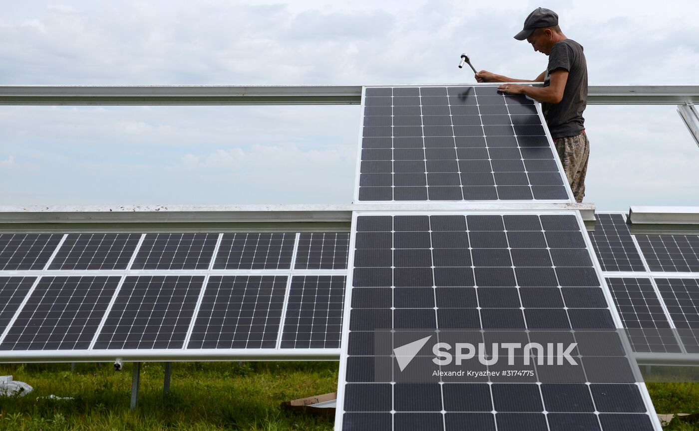 Maima Solar Power Plant in Altai Republic