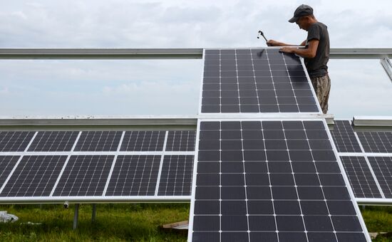 Maima Solar Power Plant in Altai Republic