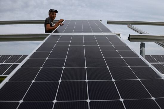 Maima Solar Power Plant in Altai Republic