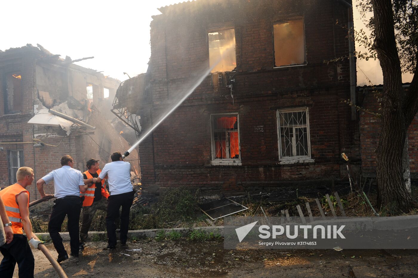 Fire in Rostov-on-Don