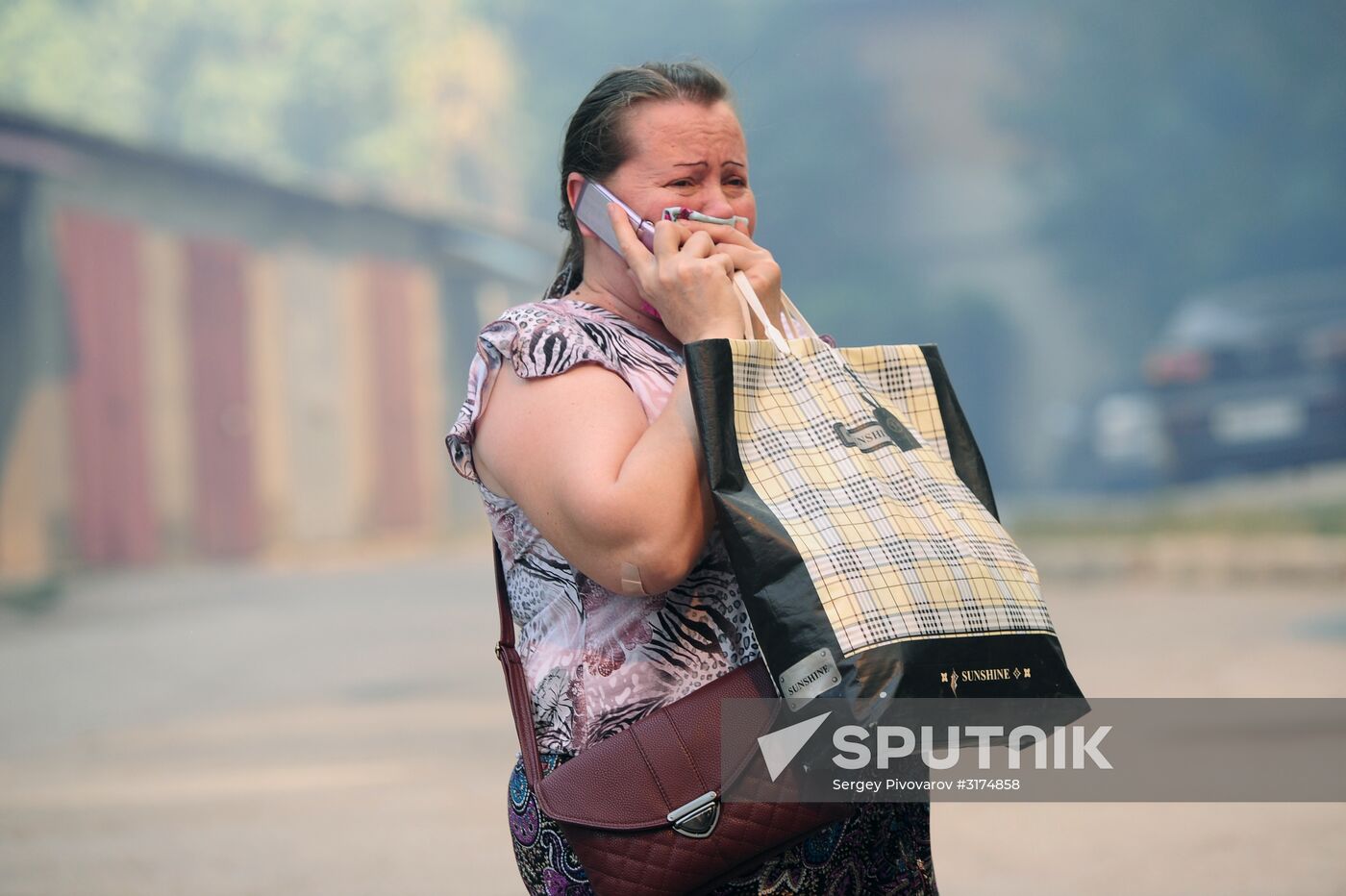Fire in Rostov-on-Don