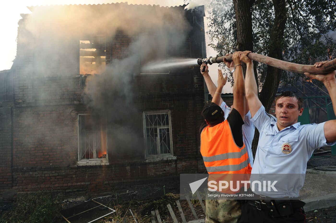 Fire in Rostov-on-Don