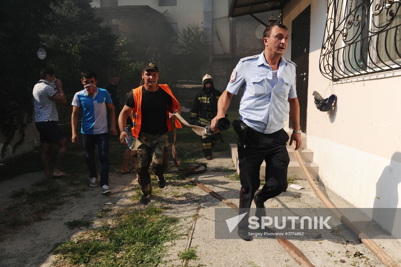 Fire in Rostov-on-Don