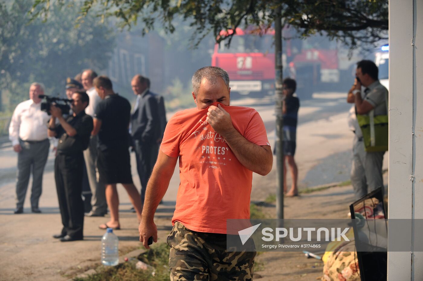 Fire in Rostov-on-Don