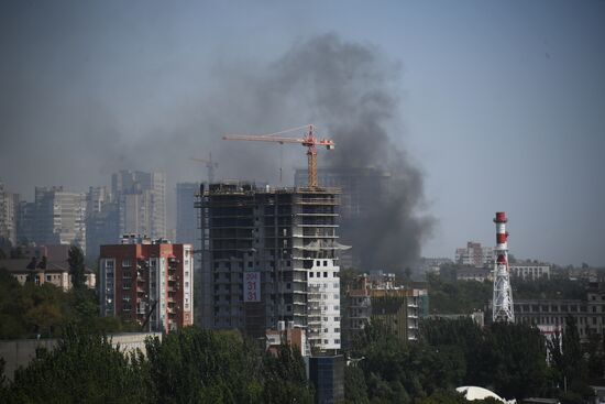 Fire in Rostov-on-Don
