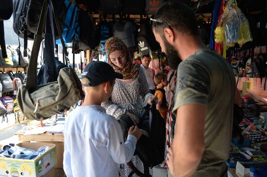 Preparing for new academic year in Grozny