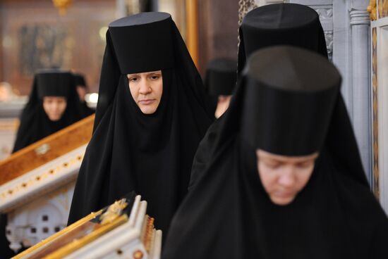 Patriarchal service in Christ the Savior Cathedral on Forgiveness Sunday