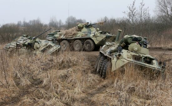 Baltic Fleet holds military exercise in Kaliningrad region