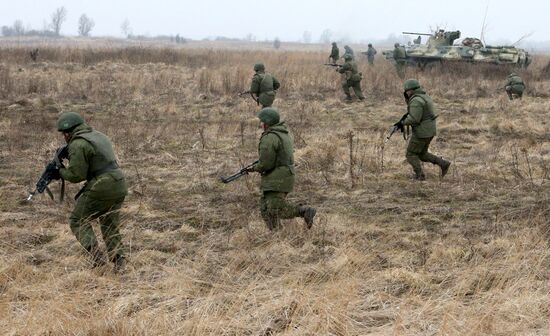 Baltic Fleet holds military exercise in Kaliningrad region