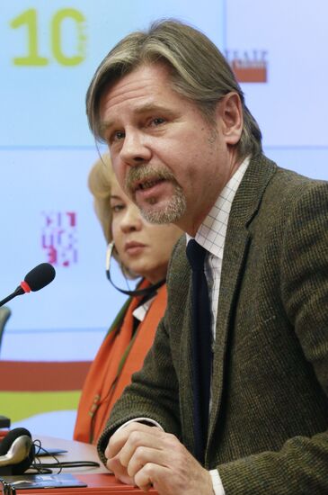 New conference on Warsaw's National Theater production of "ICE" staged by K. Bogomolov