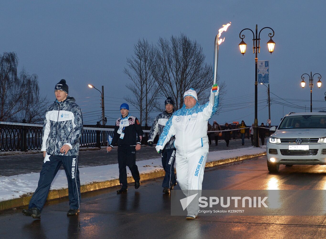 Paralympic torch relay. Nizhny Novgorod