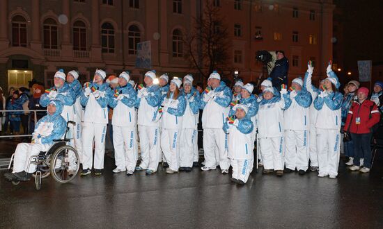 Paralympic torch relay. Nizhny Novgorod