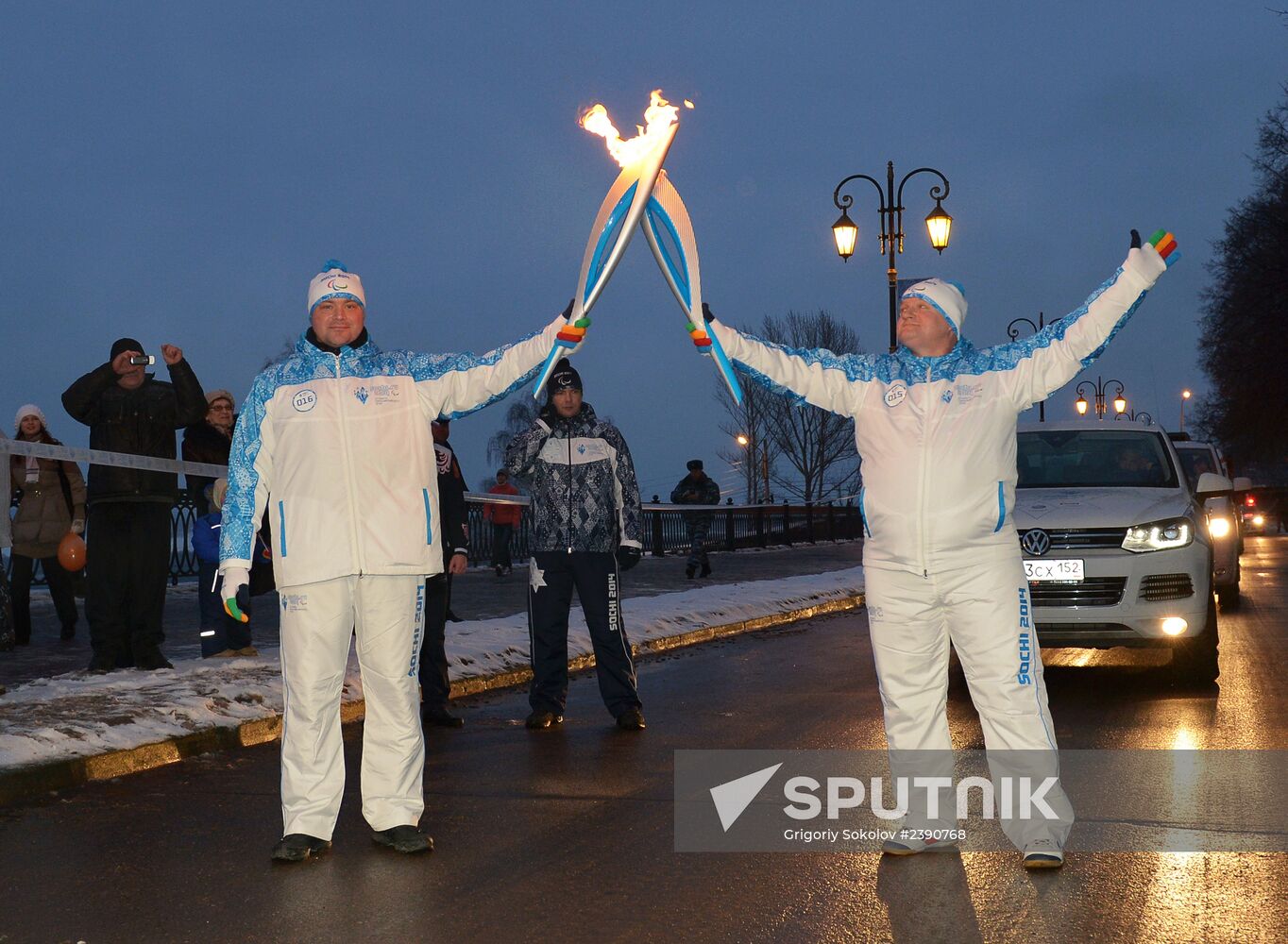 Paralympic torch relay. Nizhny Novgorod