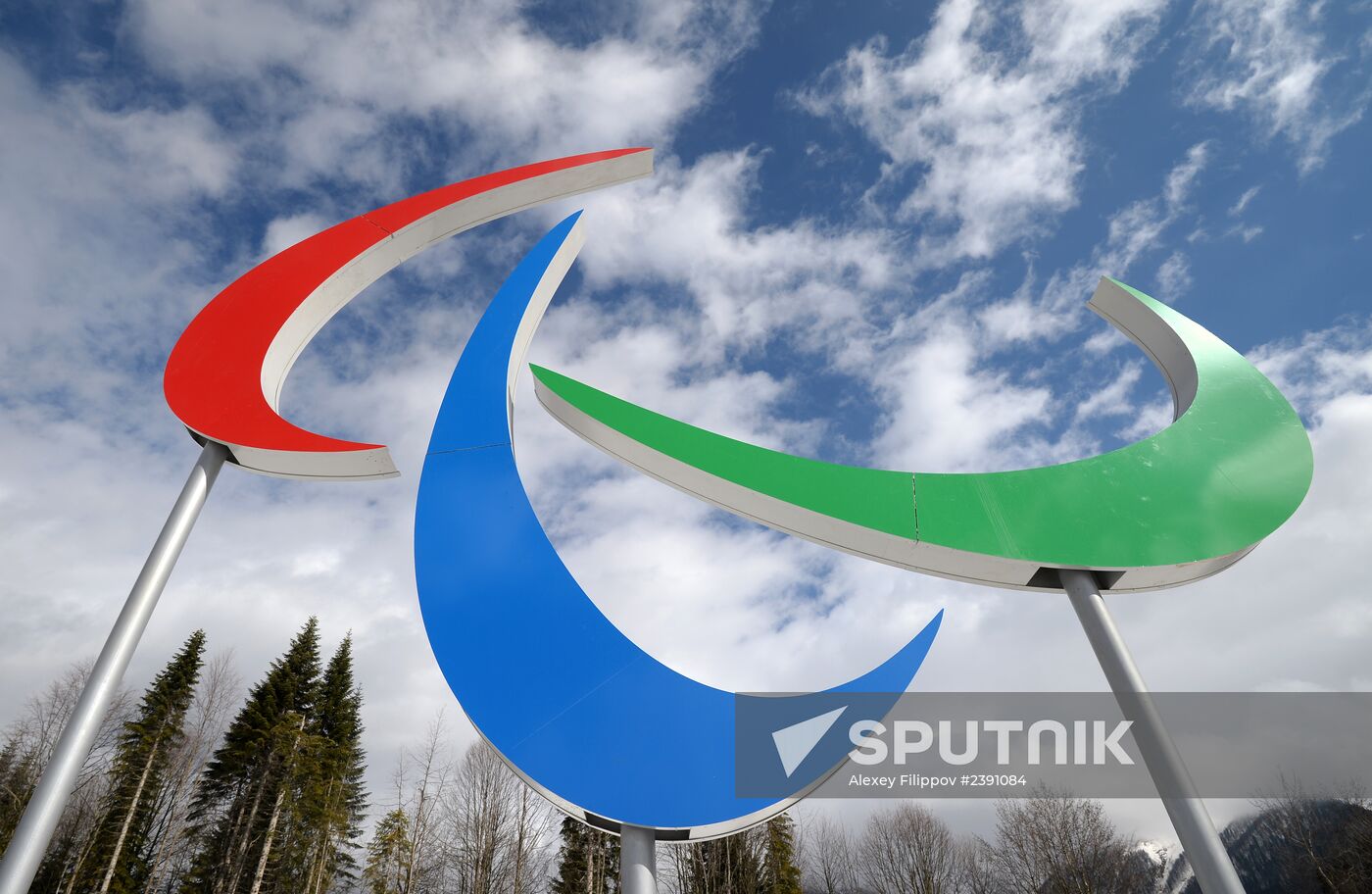 2014 Paralympics. Biathlon. Training