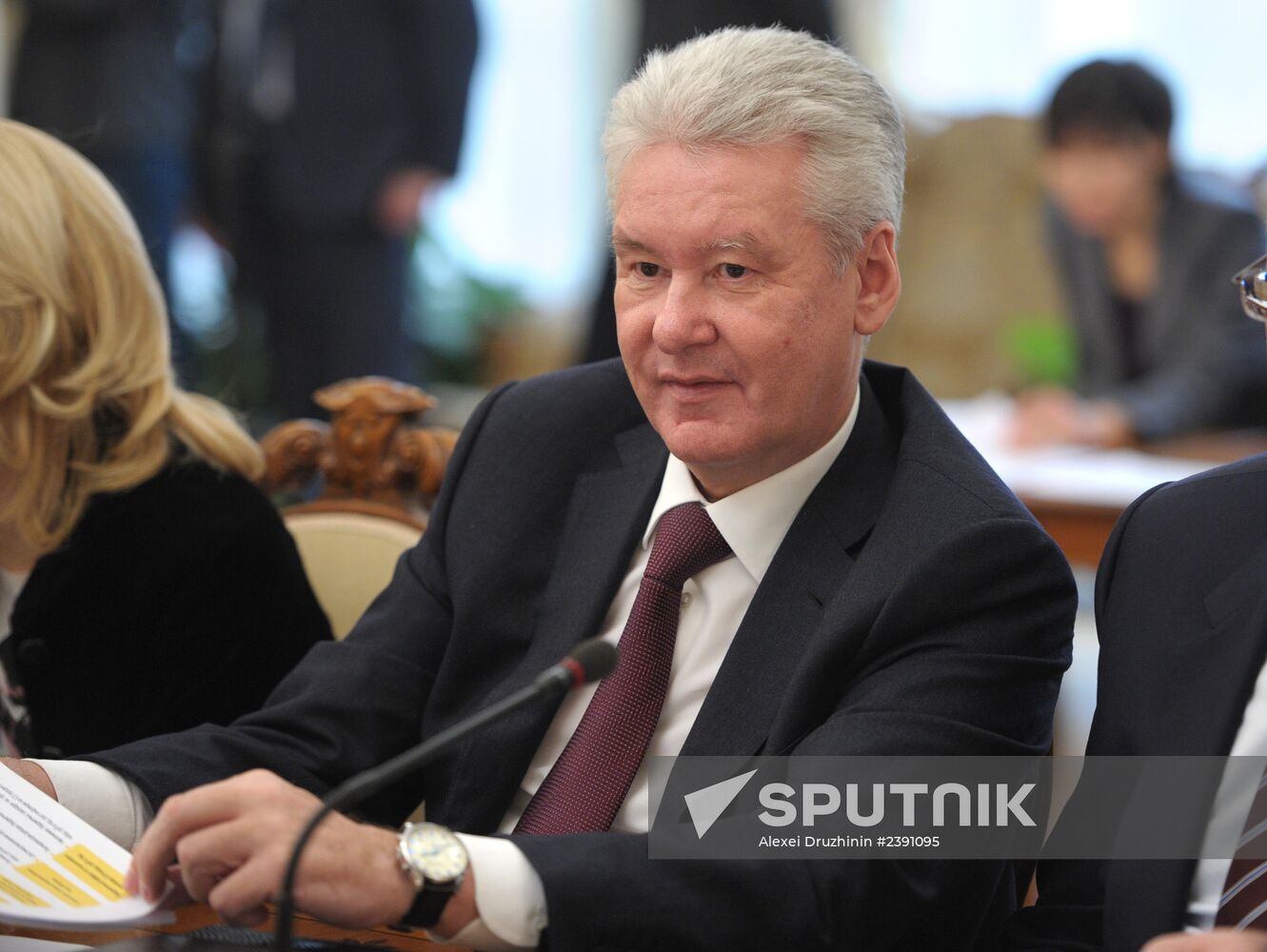 Vladimir Putin chairs Russian government meeting