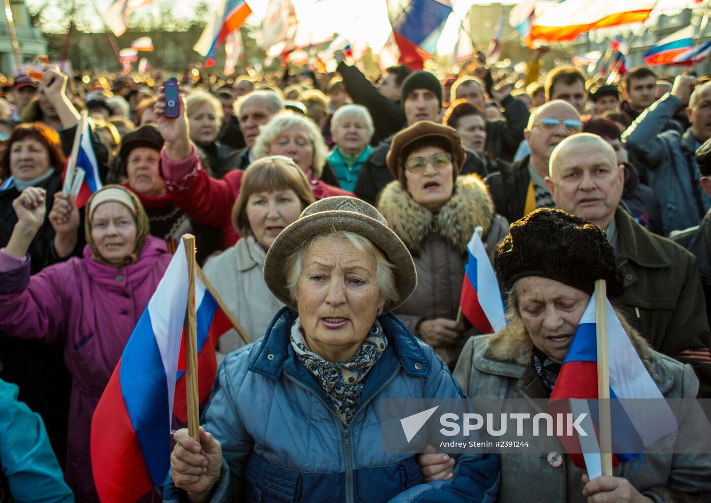 Rally in Yevpatoria