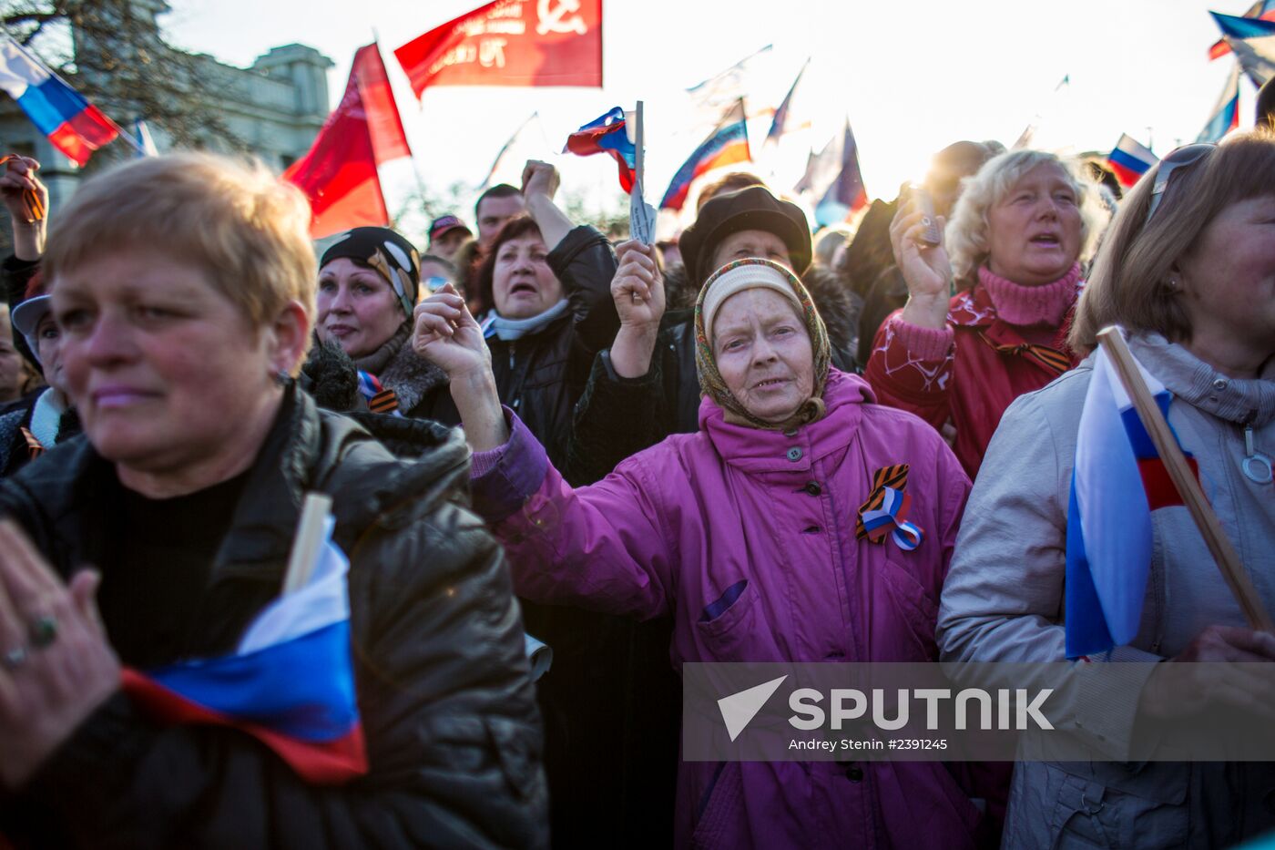 Rally in Yevpatoria