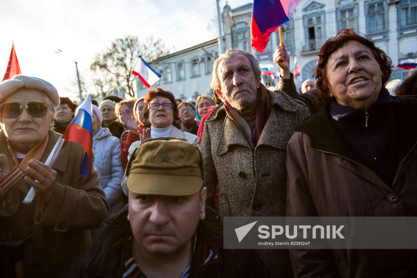 Rally in Yevpatoria