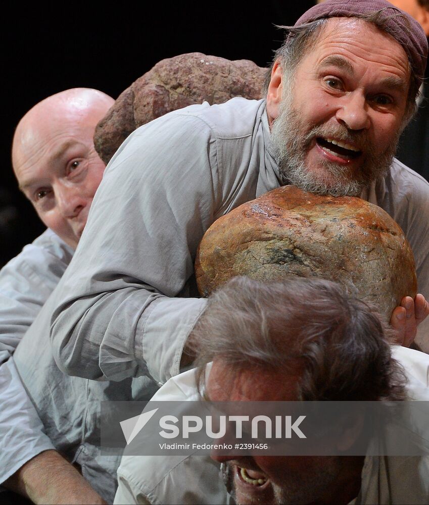 Vakhtangov Theater run-through of "Smile Upon Us., Lord" play