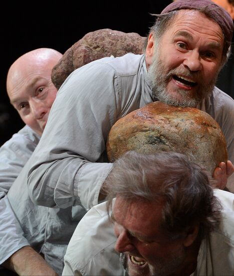 Vakhtangov Theater run-through of "Smile Upon Us., Lord" play