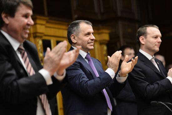 State Duma speaker meets with Crimean deputies