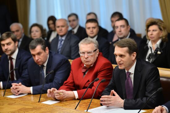 State Duma speaker meets with Crimean deputies