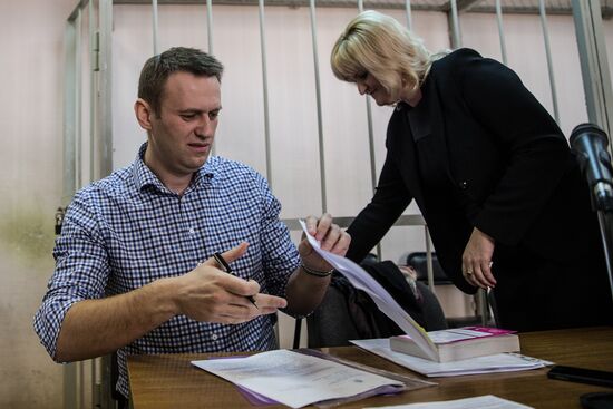 A. Navalny's administrative arrest case