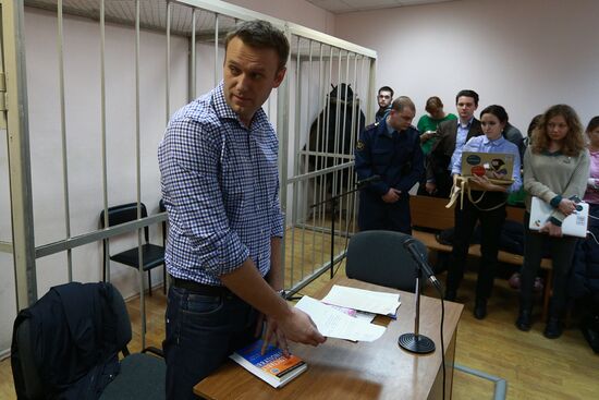 A. Navalny's administrative arrest case