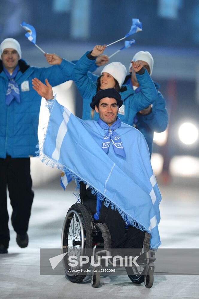 Opening ceremony of Sochi 2014 Winter Paralympic Games