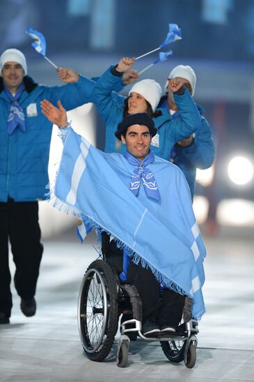 Opening ceremony of Sochi 2014 Winter Paralympic Games