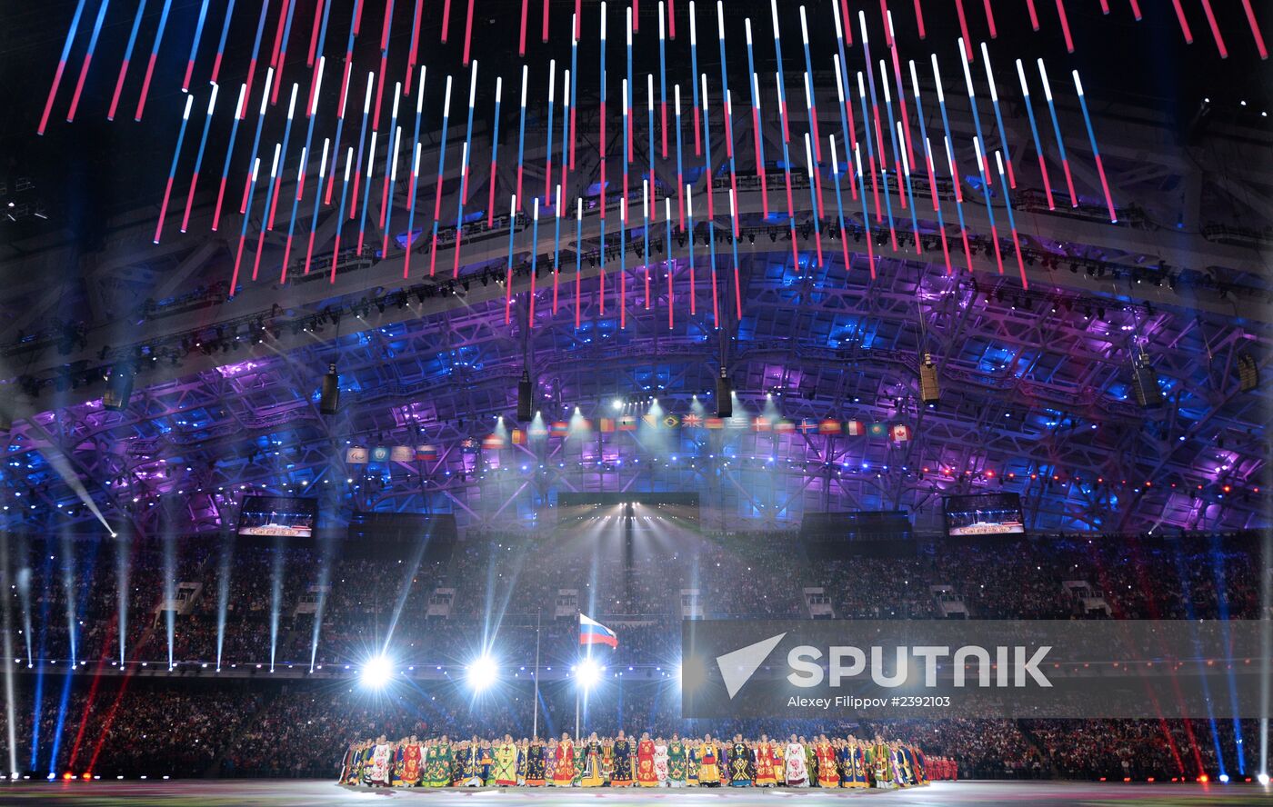 Opening ceremony of the Sochi 2014 Winter Paralympic Games