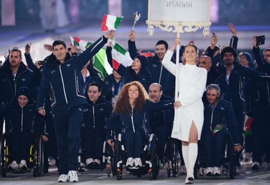 Opening ceremony of the Sochi 2014 Winter Paralympic Games