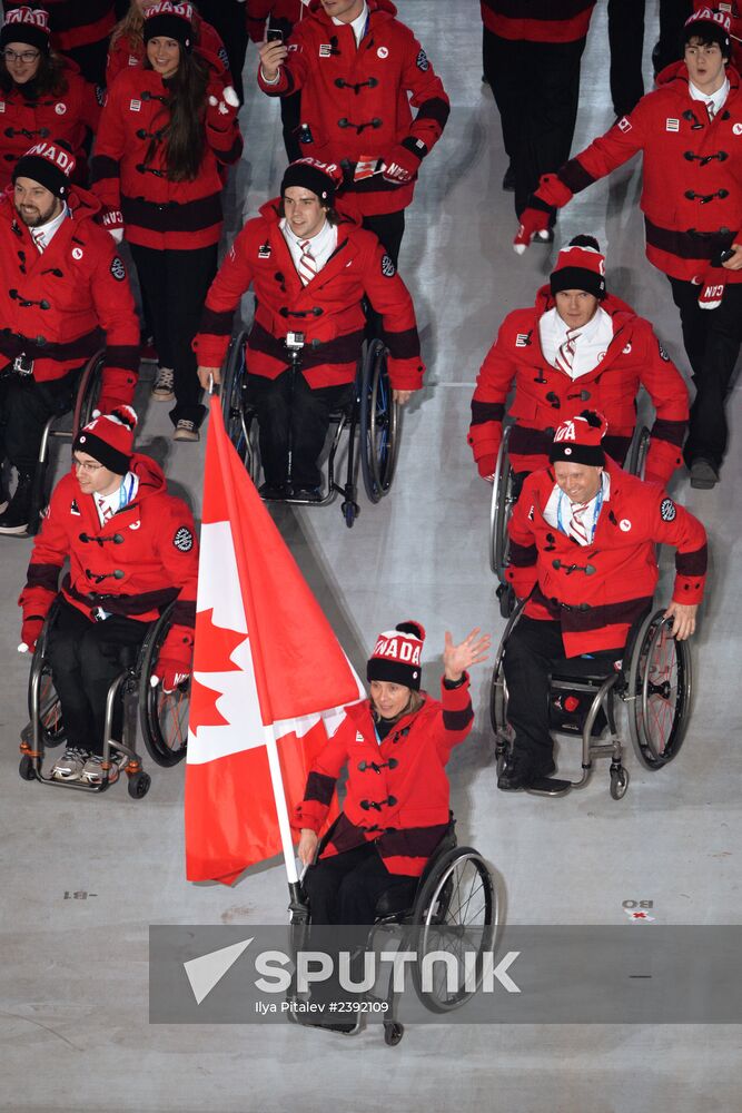 Opening ceremony of Sochi 2014 Winter Paralympic Games