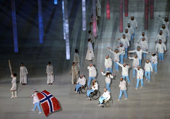 Opening ceremony of the Sochi 2014 Winter Paralympic Games