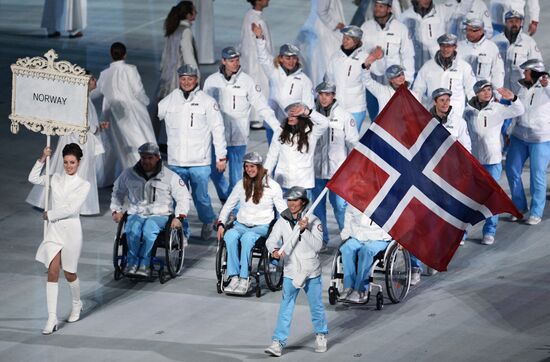 Opening ceremony of the Sochi 2014 Winter Paralympic Games