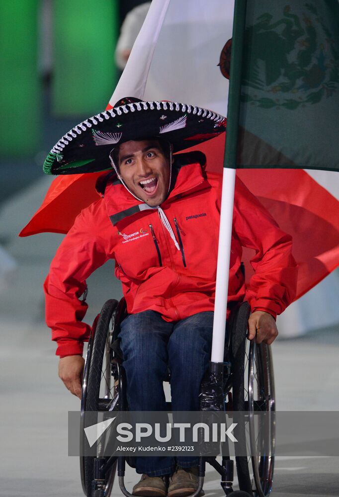 Opening ceremony of the Sochi 2014 Winter Paralympic Games