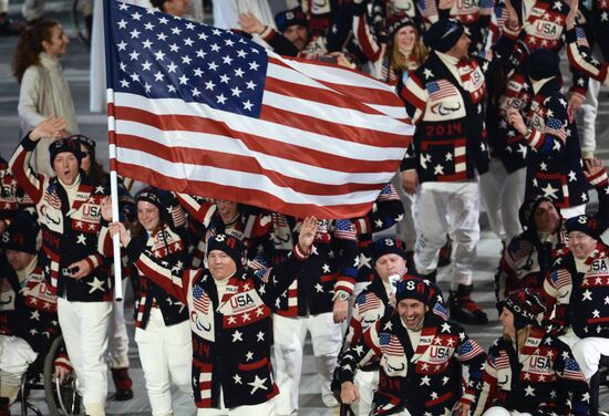 Opening ceremony of the Sochi 2014 Winter Paralympic Games