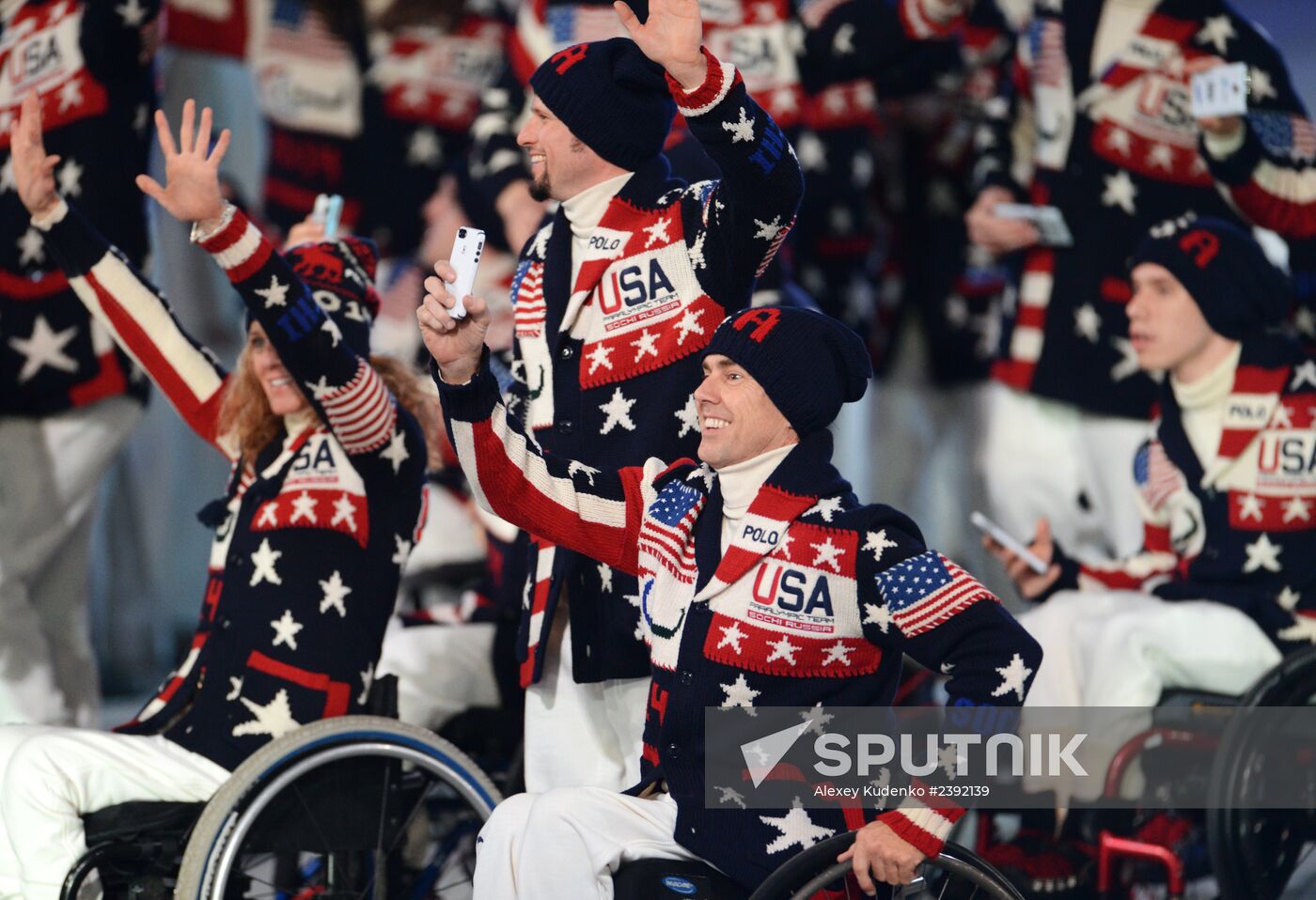 Opening ceremony of the Sochi 2014 Winter Paralympic Games