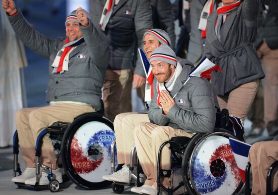 Opening ceremony of the Sochi 2014 Winter Paralympic Games