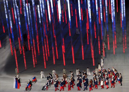 Opening ceremony of the Sochi 2014 Winter Paralympic Games