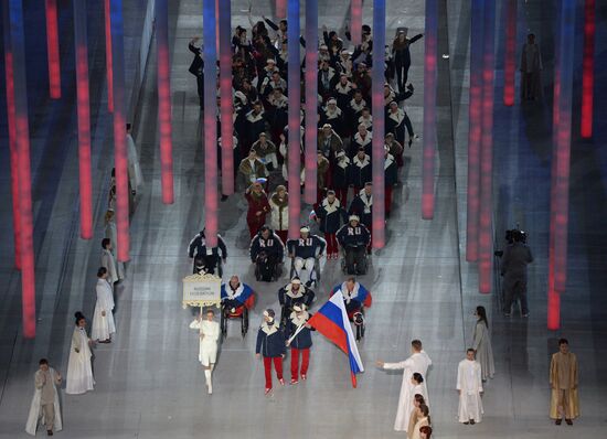 Opening ceremony of the Sochi 2014 Winter Paralympic Games