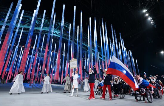 Opening ceremony of the Sochi 2014 Winter Paralympic Games