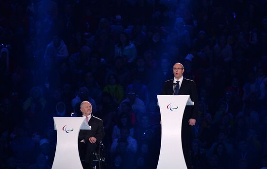 Opening ceremony of the Sochi 2014 Winter Paralympic Games